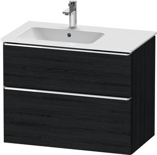 Duravit Waschtisch-Unterschrank D-Neo 81x46,2cm, 1 Kast, B li, chr/Eiche sw