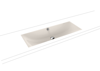 Kaldewei Unterbau-WT SILENIO 3048 93x39cm, o. Hahnl., sw, P-E, pergamon