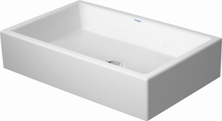 Duravit Aufsatzb. geschliffen Vero Air o. HL, ÜL, Hahnlochbank, 60x38cm, weiß