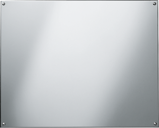AR Spiegel, RODAN, Edelstahl, 600x500x1 mm, sichtbare Befestigung