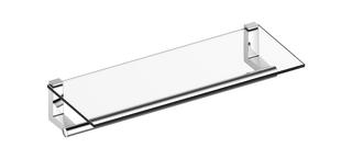 Keuco Handtuchablage Plan 600mm, ESG-Glas, Alu si-elox/vc