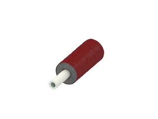 TECE Verbundrohr PE-Xc/AI/PE-RT TECEflex 20 - RS 13mm, Ro. 50 m, vorgedämmt, rot