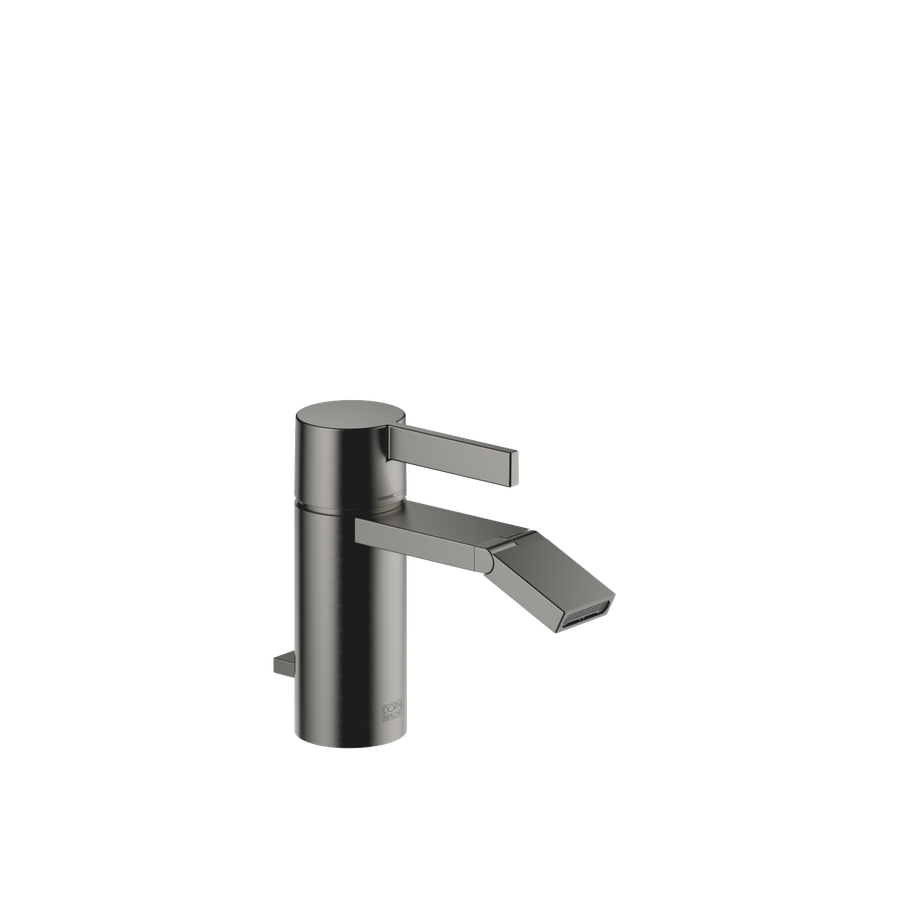 Artikelbild 1 des Artikels „Dornbracht Bidet-Einhandmischer IMO Ausl. 125mm, m Abl.garn, d. plat. geb. Dark Platinum gebürstet“