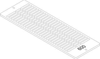 BOSCH Ersatzteil TTNR: 87183404060 Aufsteckgitter 30/33-600 RAL9016 everp
