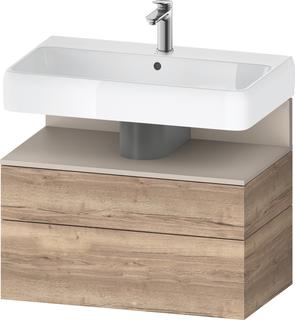 Duravit Waschtisch-Unterschrank Qatego 79x47x59cm, T m/E ma, 1 Kast, 1 Ausz.
