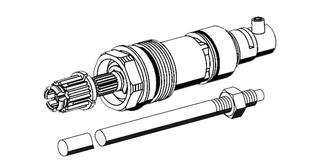 Schell Oberteil POLAR II Set, mit Spindel 177,5mm lang
