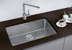 Blanco Becken ANDANO 700-U 70x44cm, ES sgl, o. Ablauffernbedienung