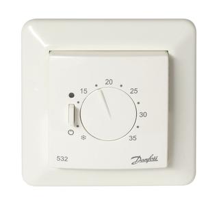 Danfoss Thermostat ECtemp/EF. 532, UP, IP31, m RF, 15 A, el