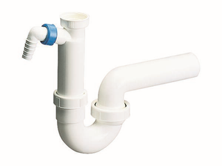 Dallmer Röhren-Siphon 100/1 SLRS 1 1/2"xDN 50, m Rückflusssp. am Anschl.
