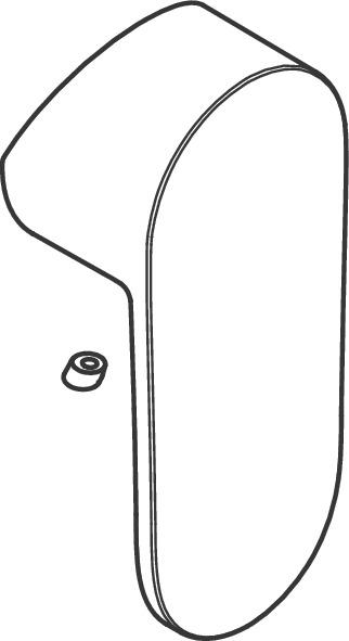 Artikelbild 1 des Artikels „hansgrohe Griff matt-sw, für Waschtischmischer Vernis matt-schwarz | für Waschtischmischer Vernis“