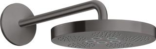 hansgrohe Kopfbrause Axor One m Brausearm, 1jet, brushed black chrome