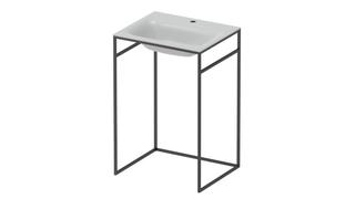 Einbau-Waschtisch BetteLux Shape A170 60x49,5cm, HLW1, silver