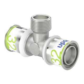 Uponor T-Stück S-Press PLUS 32xR 3/4 AGx32mm