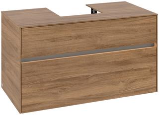 V&B Waschtischunterschrank Collaro 100x54,8x50cm, WT mi, LED 7,3 W, Kan Oa