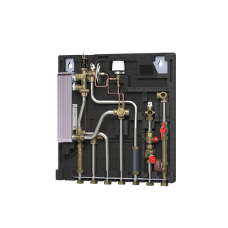 Danfoss Wohnungsstation EvoFlat FSF E 3, 4 Leiter Ver, getr. V., m Haube