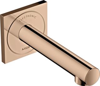 hansgrohe Elektr.-WT-Mischer Axor Uno UP, Ausladung 161mm, polished red gold