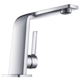 AQVAZONE WT-Einhebelmischer AQVA FLOW chrom, mit Ablaufgarnitur