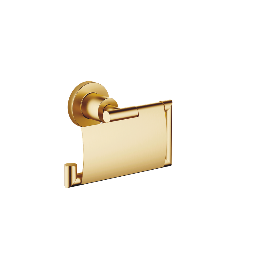 Artikelbild 1 des Artikels „Dornbracht Papierrollenhalter TARA mit Deckel, Messing gebürstet Messing gebürstet“