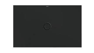 Duschfläche BetteFloor 5793 130x80cm, Mini-Wannenträger, schwarz