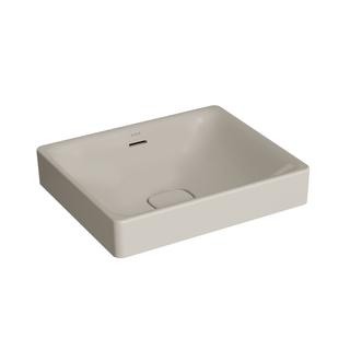 VitrA Aufsatzschale New Metropole 50x40x17cm, re, o. Hahnloch, Tau ma V
