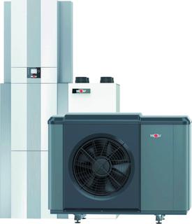 Haustechnikzentrale Monoblock BM-2, WW-Speicher