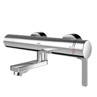 AR Thermostat-Wandbatterie, F5, EHM, Schwenkauslauf, 135 mm, C-Modul