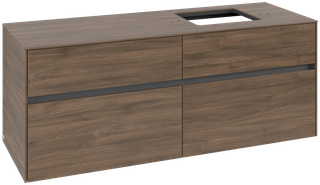 V&B Waschtischunterschrank Collaro 140x54,8x50cm, WT rechts, arizona oak