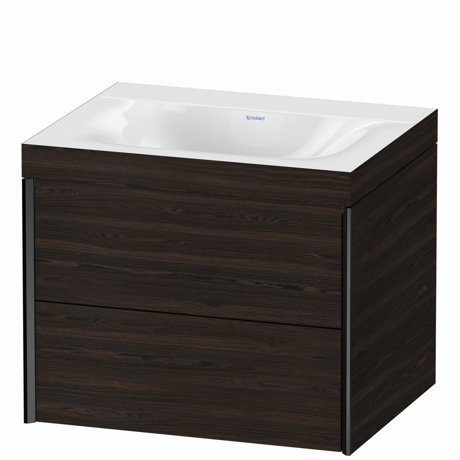 Artikelbild 2 des Artikels „Duravit WT-Unterschrank c-bonded XViu 60x48cm, 2 La, o HL, s m, R C, N geb. Rahmen C | nussbaum gebürstet“