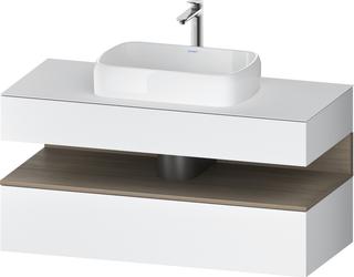 Duravit Waschtisch-Unterschrank Qatego 120x55x60cm, E ter/we m, Pl, 1 Kast
