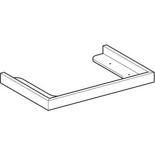 GE WT-Rahmen f. Citterio US m. Glaspl. Breite WT 120cm, beige