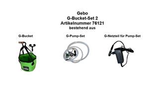 Gebo G-Bucket-Set 2 mit Netzteil