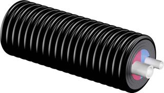 Uponor Verbundrohr Ecoflex Aqua Twin 40x5,5mm, 25x3,5mm, d= 175mm, Ring 200 m