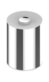 Keuco Abfallbehälter 5 l, mit Deckel weiß, Edelstahl