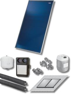 Paket Kollektoren TopSon F3-1 Aufdach, Solarspeicher