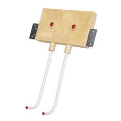 Sanha Montagebox 25-BWDU-T 20mm, 200x350/430x50mm, f Bade- u. DW