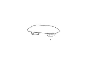 Pressalit Sitzring-Puffer oval, grau