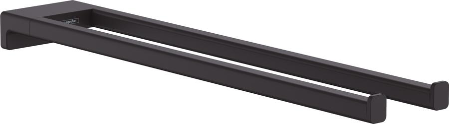 Artikelbild 1 des Artikels „hansgrohe Handtuchhalter AddStoris L 445mm, 2-a., Wandmont., Met., matt-sw mattschwarz“