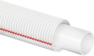Uponor Aqua Pipe natur im Schutzrohr white/red 16x2,2 25/20 200m