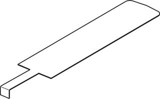 BOSCH Ersatzteil TTNR: 87185763130 Heizgaslenkplatte Zug 2 404mm