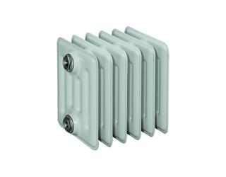 HG-TEC DIN-Stahlradiator grundiert 27 Glieder BH 300 NA 200 BL 1350 BT 250
