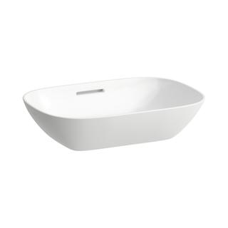 Laufen Waschtisch-Schale INO 50x35cm, o. Hahnl., m ÜL, weiß matt