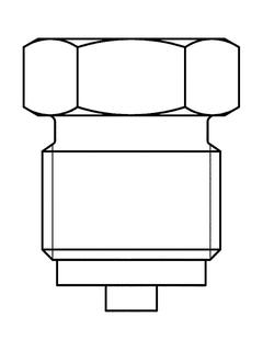Reduzier-/Übergangsstück Messing