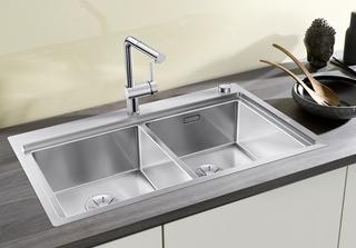 Blanco Becken DIVON ll 8-IF 86x51cm, ES sgl, mit Ablauffernbedienung