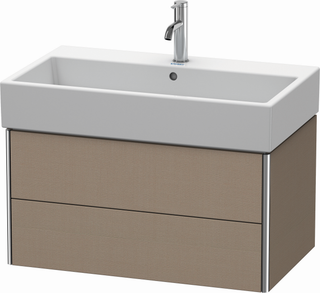 Duravit Waschtisch-Unterschrank XSquare 78,4x46cm, lei, 2 Schubk., wandhängend