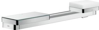 hansgrohe Ablage Axor universal 300mm, Edelstahl-Optik