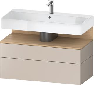 Duravit Waschtisch-Unterschrank Qatego 99x47x59cm, E na/tau m, 1 Kast, 1 Ausz.