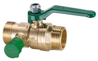 HS TW-Syst.-Kugelhahn UNIWATER 1437 1 1/4", m Stahlheb. gr, Entleer., MS