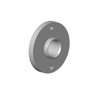 DO Rastbuchsenaufnahme ET 091212053 D 34,5 x 15 mm Platin gebürstet