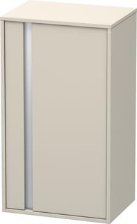 Duravit Halbhochschrank Ketho 50x36x88cm, Tür rechts, Taupe
