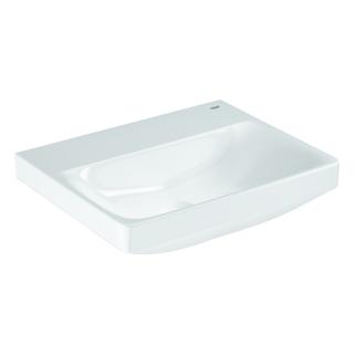 GROHE Waschtisch Euro Keramik 55x44cm, alp-we, ohne Hahnloch, Überlauf